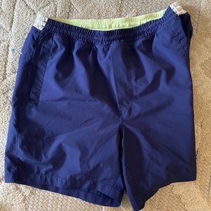 NWOT Navy Large Birddogs shorts 7” inseam